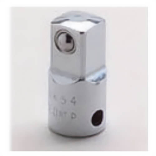 Wright® 3454 Ball Lock Drive Adapter, 1/2 in Male x 3/8 in Female Drive, 1-3/8 in OAL