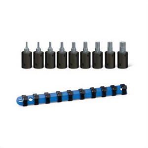 Wright® 363 Hex Bit Socket Set, Metric, 3/8 in, 9 pc, Yes Impact Rated