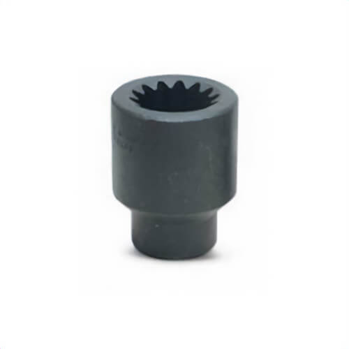 Wright® 5846 Shape C Standard Length Socket, Imperial, #5 Spline Drive, 1-7/16 in, 6 Points