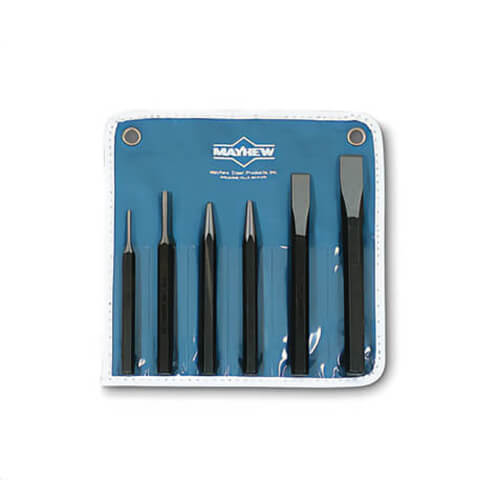 Wright® 9660 Tool Punch and Chisel 6 pc Set