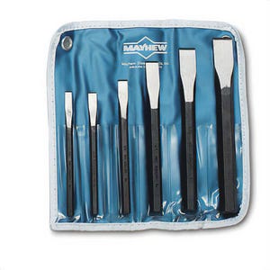 Mayhewâ„¢ 9662 Cold Chisel Set, 1/4 to 3/4 in Chisel, 6 Chisels, 6 pc