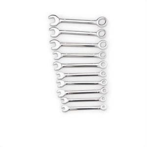 Wright® Cougar Pro™ M788 Miniature Combination Wrench Set, 10 pc, 4 to 11 mm, Satin