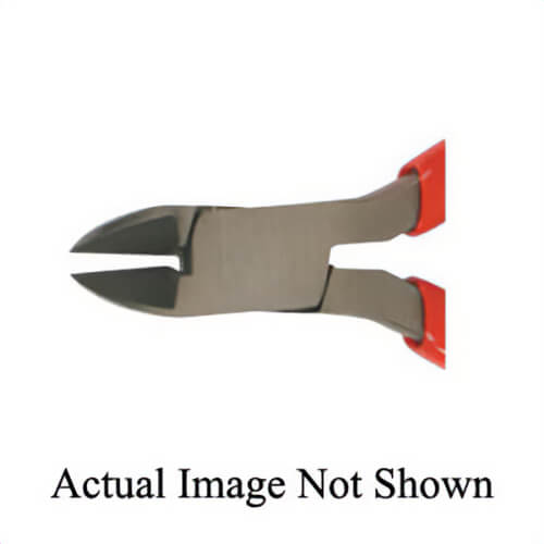 Weller® Xcelite® 54CGVN Diagonal Cutting Plier, Beveled/Oval Jaw, 13/32 in L x 7/16 in W x 9/32 in Thick Jaw
