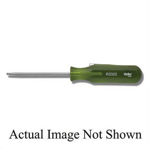 Weller® Xcelite® R3322N Screwdriver, Imperial, Slotted Point, 3/32 in Point, Round Shank, 2 in Shank Length, Steel Shank