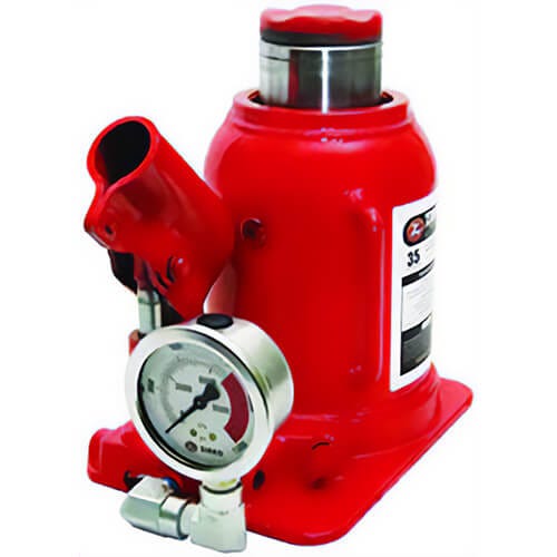 Zinko 81-35PG Standard Bottle Jack, 35 ton