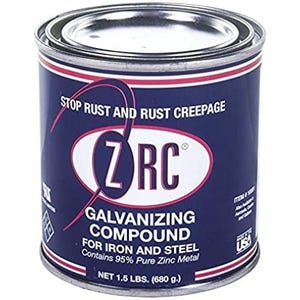ZRC® 10001 Cold Galvanizing Compound, Gray Finish, 1.5 lb, 0.5 pt