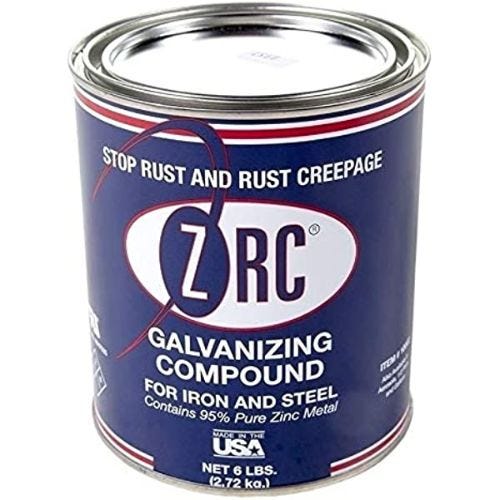 ZRC® 10003 Cold Galvanizing Compound, Gray Finish, 24 lb