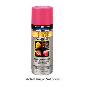 Aervoe® Z1419 Zynolyte® Fluorescent Coating Spray Paint, 16 oz Aerosol Can, Orange/Red, 52 sq-ft/can Coverage, 24 hr Curing