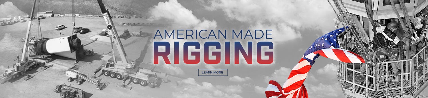 American Made Rigging Banner with Flag american made rigging banner with flag