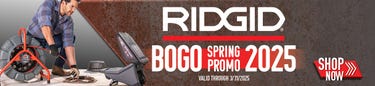 ridgid spring promotion