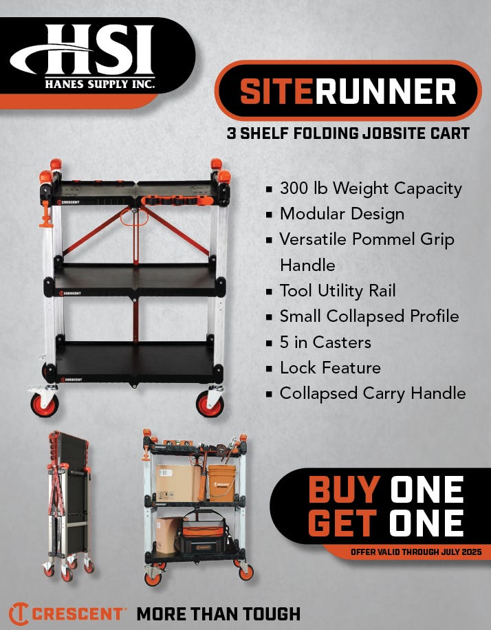 crescent siterunner jobsite cart