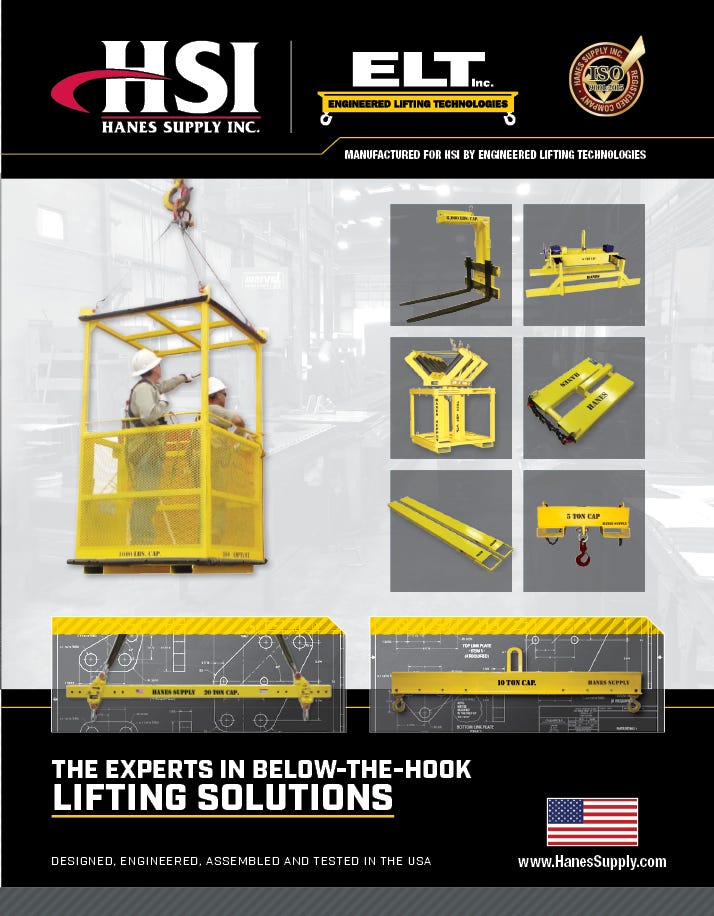 hsi below-the-hook-lifting devices