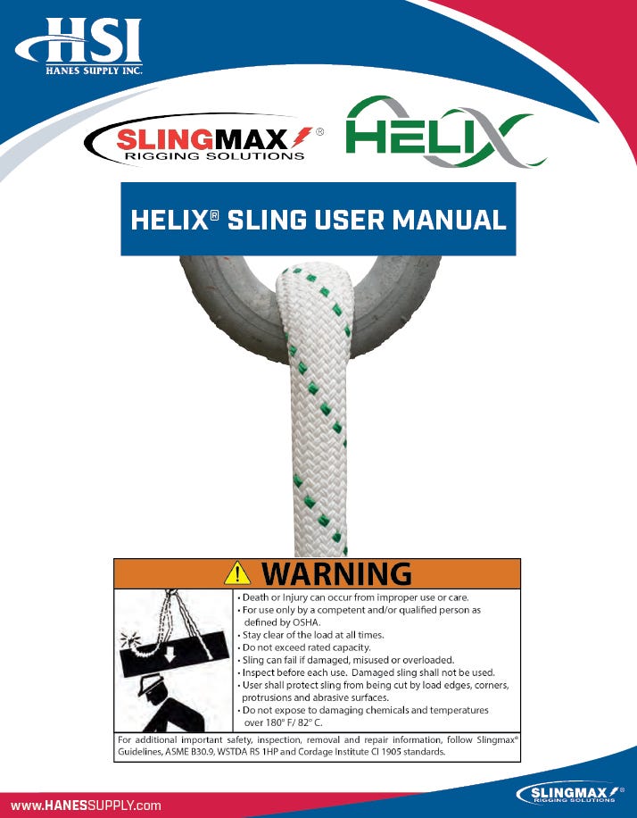 slingmax helix manual sling user manual