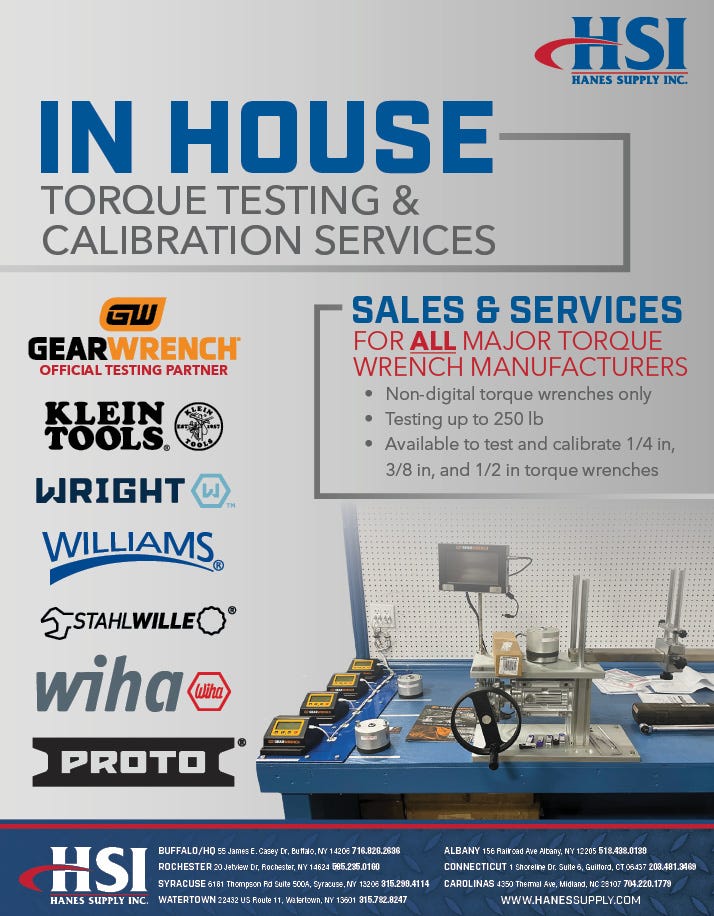 hsi torque testing and calibration services