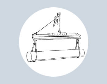 an equilizer bar with basket hitches keeps loads level