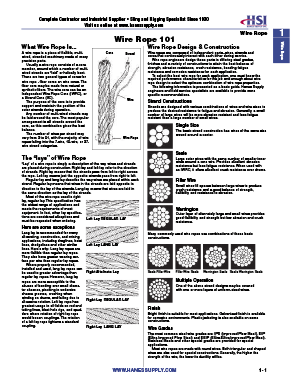 wire rope information