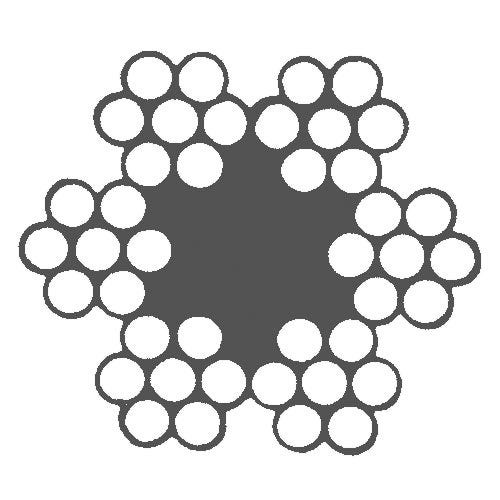 6x7 poly core wire rope